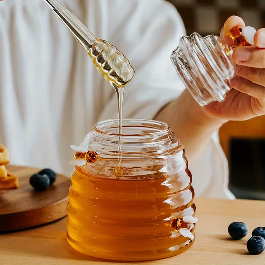 Bouteille de miel en verre de 500ml